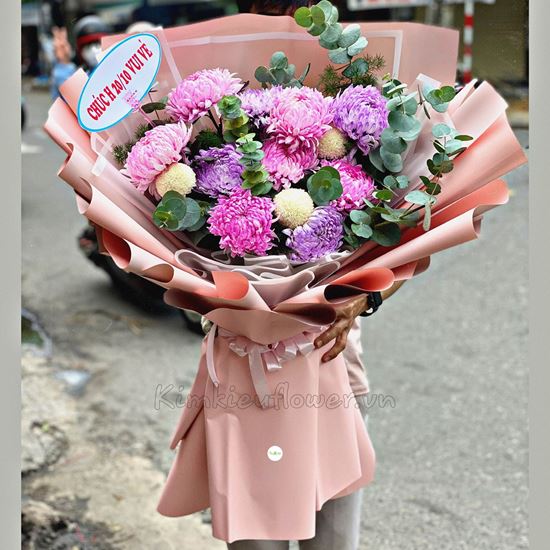 Bó Hoa cúc mẫu đơn - HB239