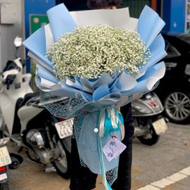 Bó hoa baby trắng - HB240