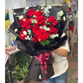 Bó hoa hồng đỏ - HB864