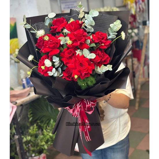 Bó hoa hồng đỏ - HB864