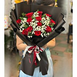 Bó hoa hồng đỏ - HB874