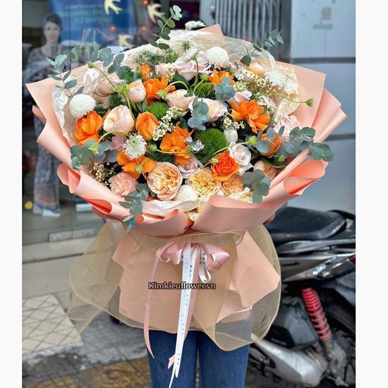 Bó hoa chúc mừng juliet mix whisky - HB962