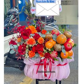 Giỏ hoa trái cây - HTC33