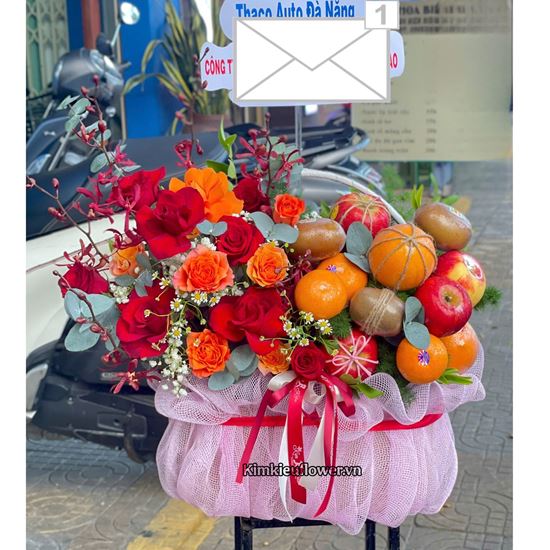 Giỏ hoa trái cây - HTC33