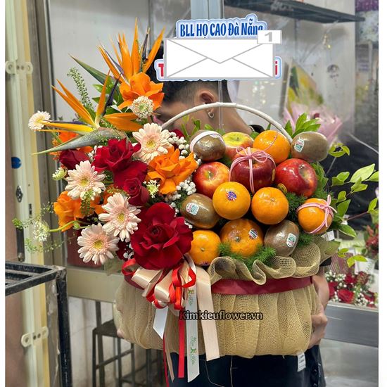 Giỏ hoa trái cây - HTC34