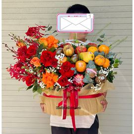 Giỏ hoa trái cây - HTC35