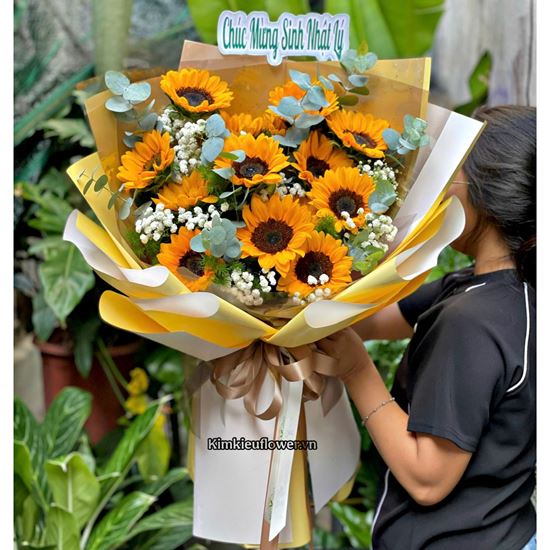 Bó hoa chúc mừng hướng dương - HB1051