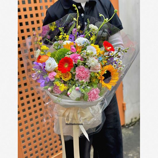 Bó hoa chúc mừng Garden Feeling Style - HB1057