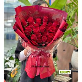 Picture of Bó hoa chúc mừng hồng đỏ - HB1079