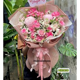 chi tiết Bó hoa chúc mừng tone hồng - HB1080 Picture of Bó hoa chúc mừng tone hồng - HB1080