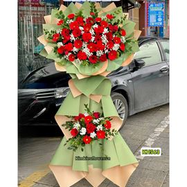 Picture of Kệ hoa chúc mừng tone đỏ - KH563