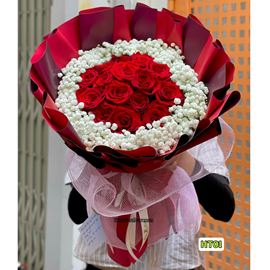 Picture of Bó hoa chúc mừng hoa hồng đỏ - HT01