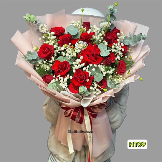 Bó hoa hồng đỏ - HT09
