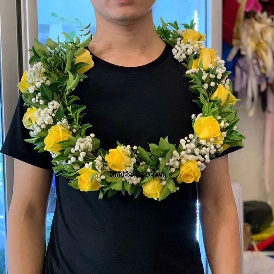 Picture of Vòng cổ hoa hồng vàng - BH25