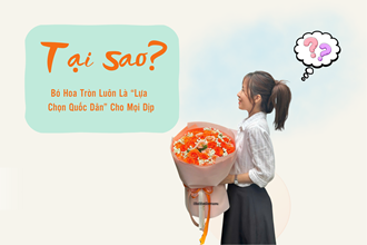 Tại Sao Bó Hoa Tròn Luôn Là “Lựa Chọn Quốc Dân” Cho Mọi Dịp?