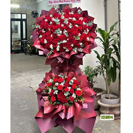 Picture of Kệ hoa chúc mừng hồng đỏ - KH594