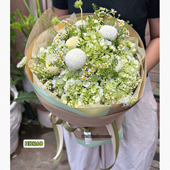 Picture of Bó hoa chúc mừng cẩm tú cầu bó tròn - HB1160