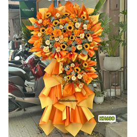 Picture of Kệ hoa chúc mừng tone cam - KH630