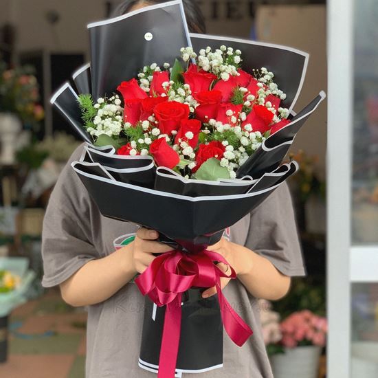 Bó hoa hồng đỏ - HB261