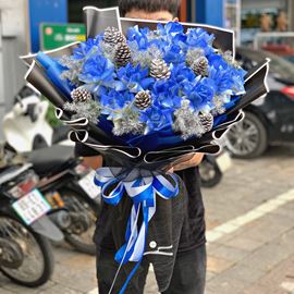 Bó hoa hồng xanh - HB270