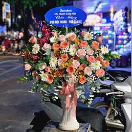 Bình hoa cam london - BI154