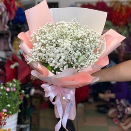 Bó hoa baby trắng - HB164