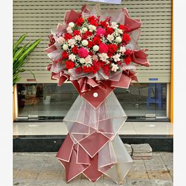 Kệ hoa cúc mẫu đơn, hoa hồng  - KH91