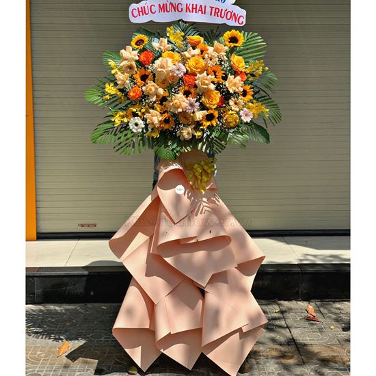 Kệ hoa hướng dương, hoa hồng - KH95