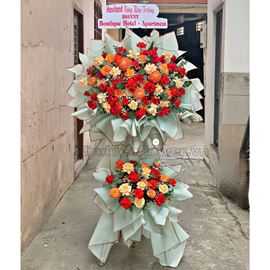 Kệ hoa hồng đỏ,cúc mẫu đơn nhập khẩu - KH108