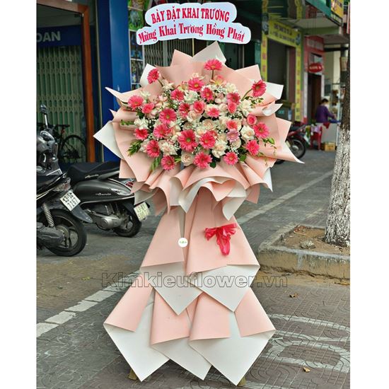 Kệ hoa hồng , đồng tiền hồng - KH110