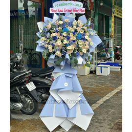 Kệ hoa hồng xanh, cúc mẫu đơn - KH121