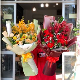 Bó hoa lan, đồng tiền ( 1 bó ) - BH03