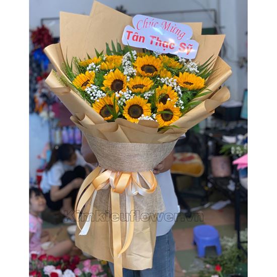 bó hoa hướng dương -HB329