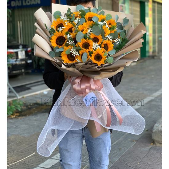 bó hoa hướng dương - HB341