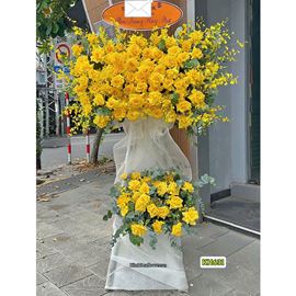 Picture of Kệ hoa chúc mừng tone vàng - KH631