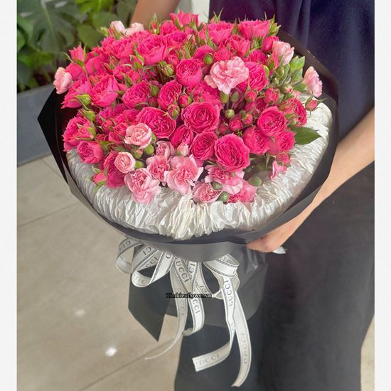 Picture of Bó hoa chúc mừng sophia tone hồng - HB1205