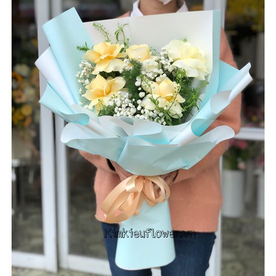 Bó hoa hồng victor - HB383