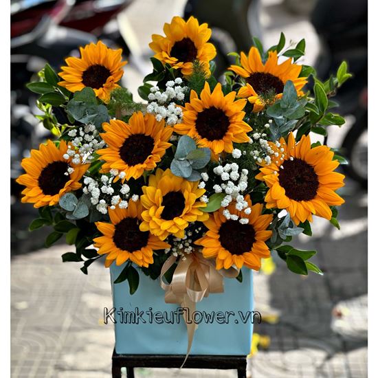 Giỏ hoa hướng dương - HG408