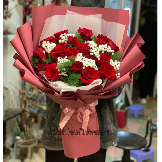 Bó hoa hồng đỏ - HB305