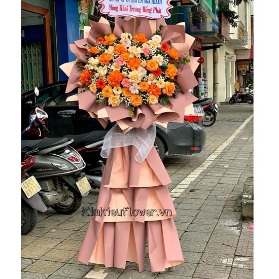 Kệ hoa hồng ca, đồng tiền nhí - KH145