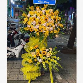 Kệ hoa tone vàng - KH150