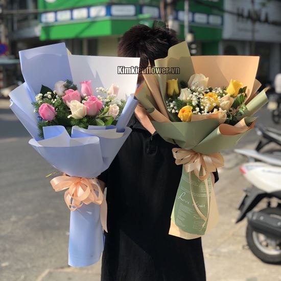 Bó hoa chúc mừng hoa hồng  ( 1 BÓ ) - BH06 