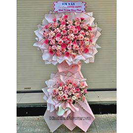 Kệ hoa hồng, đồng tiền hồng - KH164