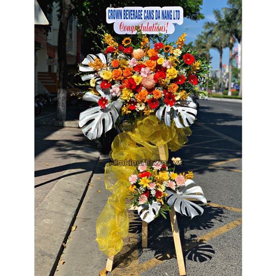 Kệ hoa chúc mừng kiểu hiện đại - KH171