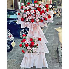 Kệ hoa hồng Ohara hồng, hồng đỏ - KH175