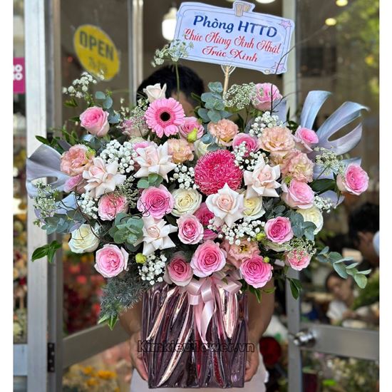 giỏ hoa hồng lạc thần - HG593