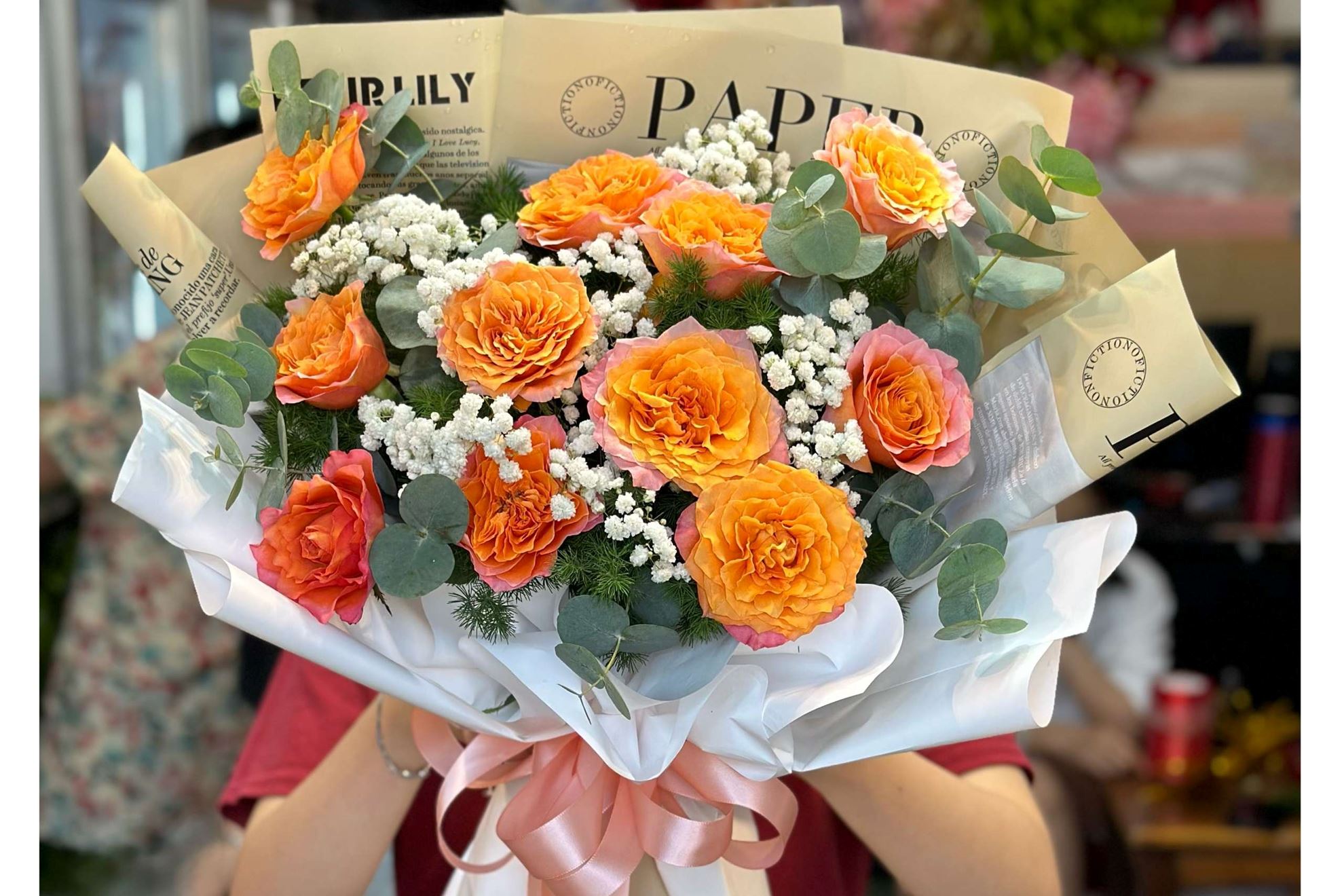 Ý nghĩa Hoa Hồng Cam ? BST các mẫu Bó hoa hồng cam đẹp và sang trọng nhất ?