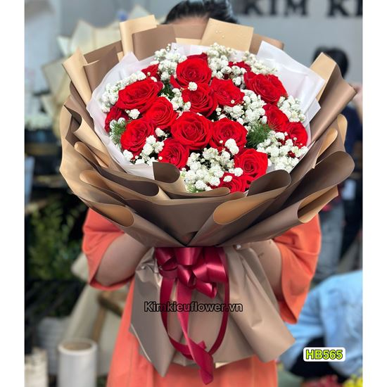 Bó hoa hồng đỏ - HB565