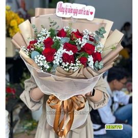 Bó hoa hồng đỏ - HB579