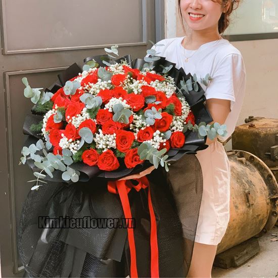 Bó hoa hồng đỏ - HB584